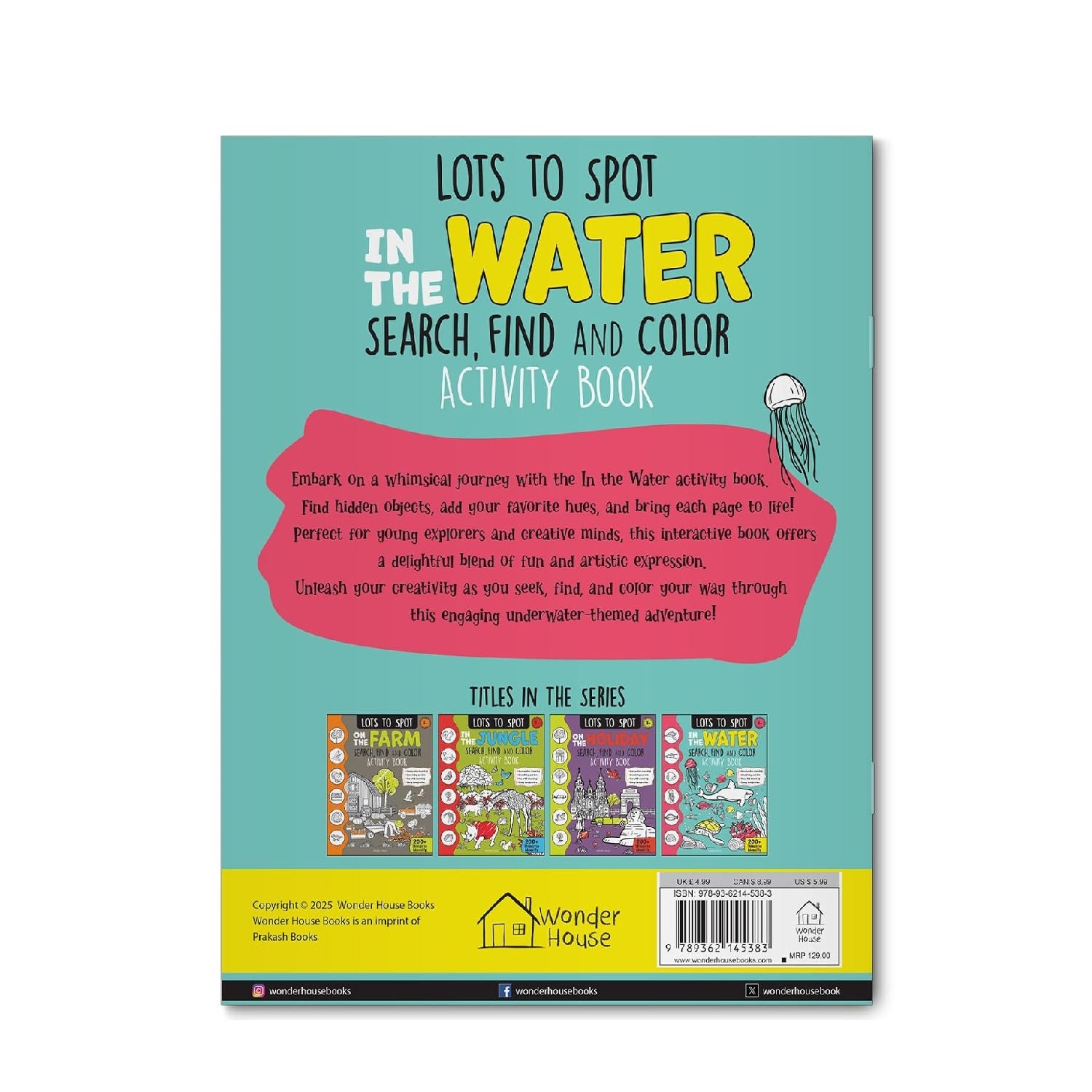 Lots to Spot In The Water : Search, Find and Color Activity Book