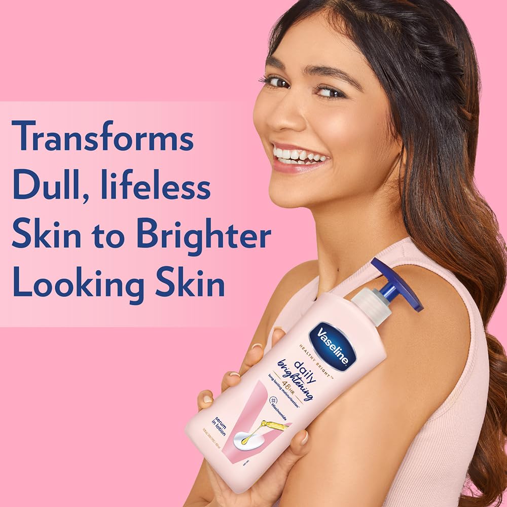 Vaseline Daily Brightening Body Lotion For Healthy & Glowing Skin with Niacinamide 90ml