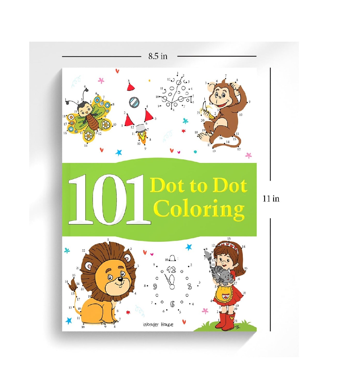 101 Dot To Dot Coloring: Fun Activity Book For Children Hardcover – Coloring Book