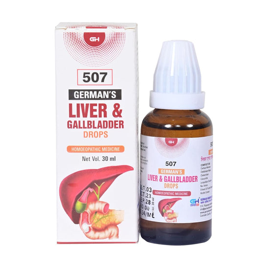 German Homeo Care & Cure Liver & Gall Drops 507 (30ml)