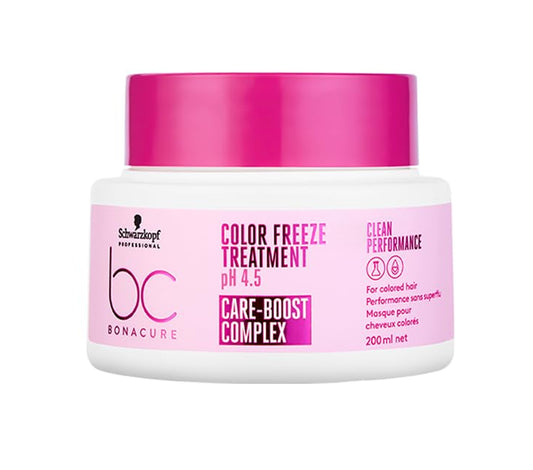 Schwarzkopf Professional Bonacure pH4.5 Color Freeze Deep Conditioning Treatment | For Colored Hair | 200ml