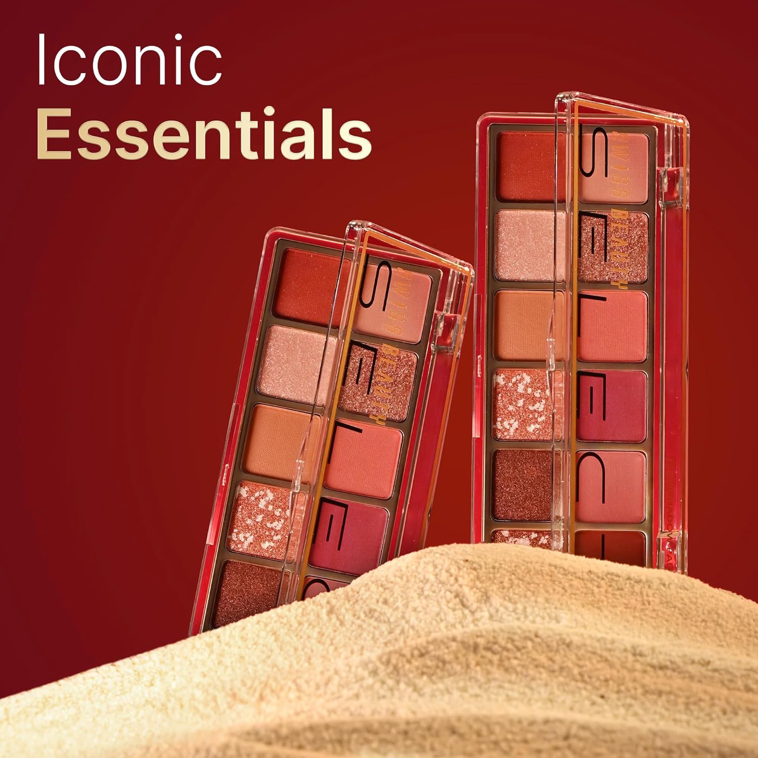 Swiss Beauty Select 12 shades Eyeshadow Palette | Mattes + Shimmers + Metallics | Shade - Fast Nights, 10gm |
