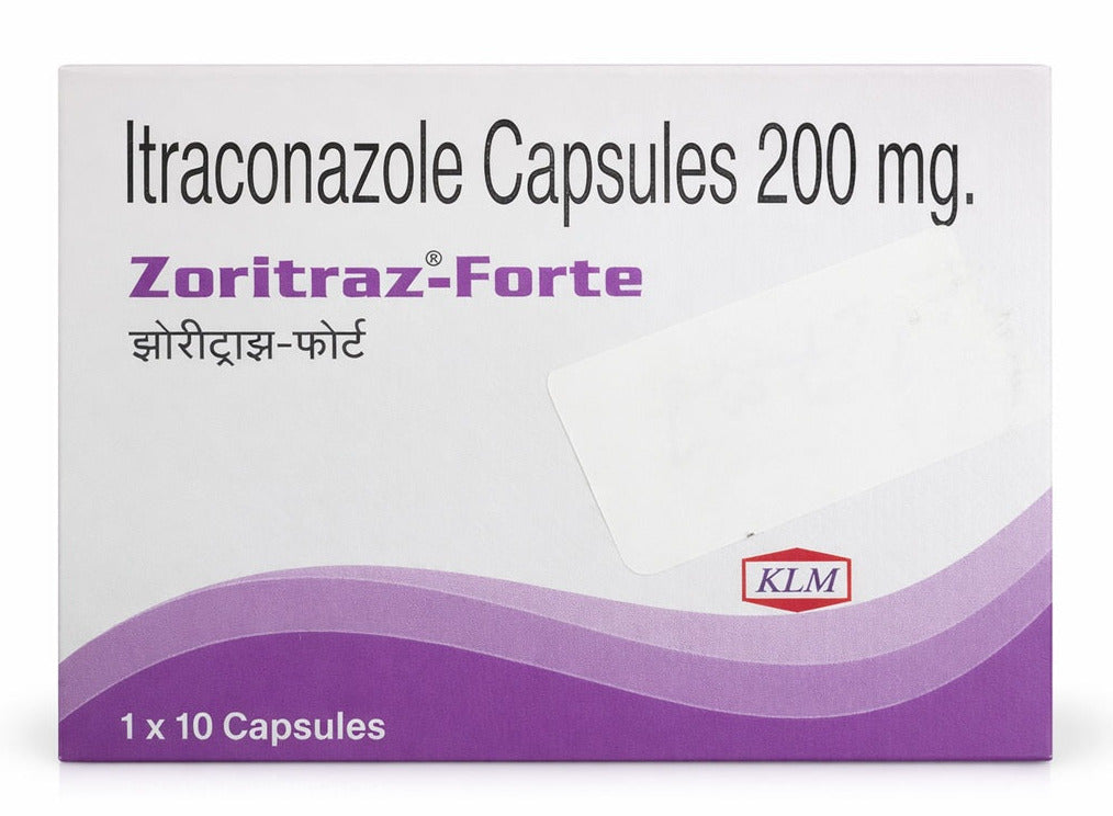 KLM Zoritraz-Forte Capsule - 10 Capsules in 1 strip