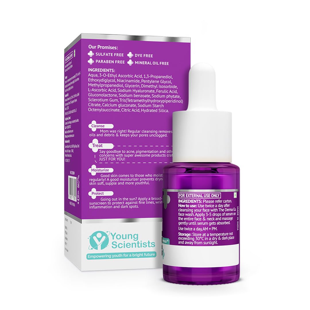 The Derma Co 10% Vitamin C Face Serum For Skin Radiance - 10 ml