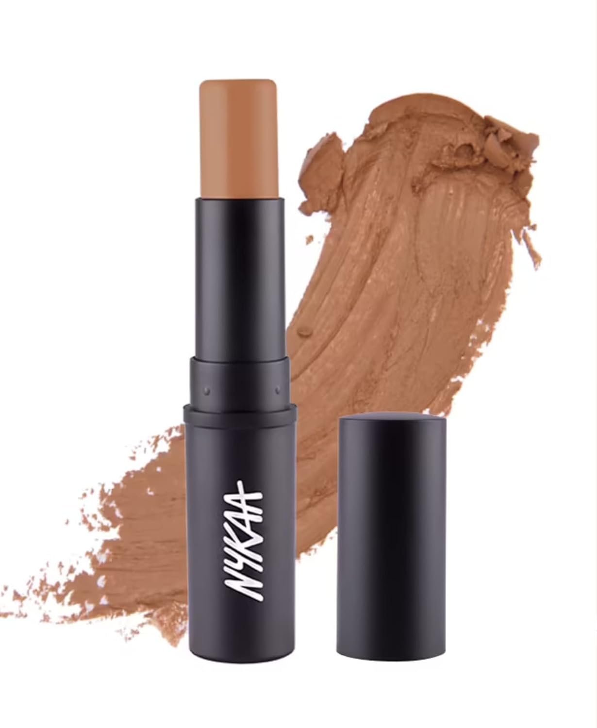 Nykaa Skin Genius Buildable Coverage Foundation Suitable for All Skin Types Stick Matte 07 Toffee Chisel