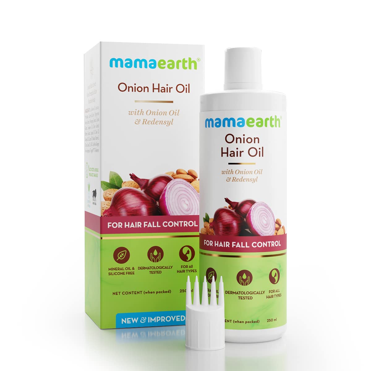 Mamaearth Onion Hair Oil for Hair Regrowth & Hair Fall Control, 250ml