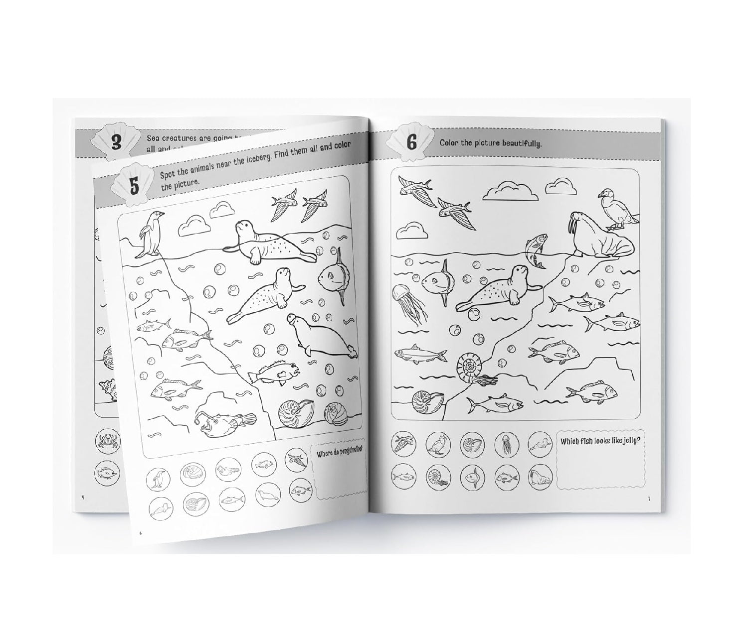 Lots to Spot : search, find and color activity book Combo (4 Books)