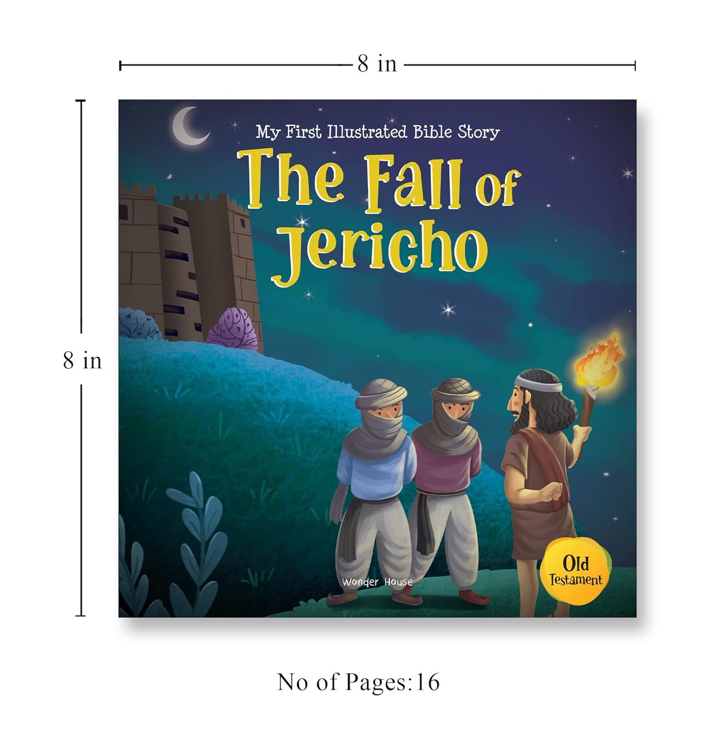 My First Illustrated Bible Story: The Fall of Jericho Paperback  Book