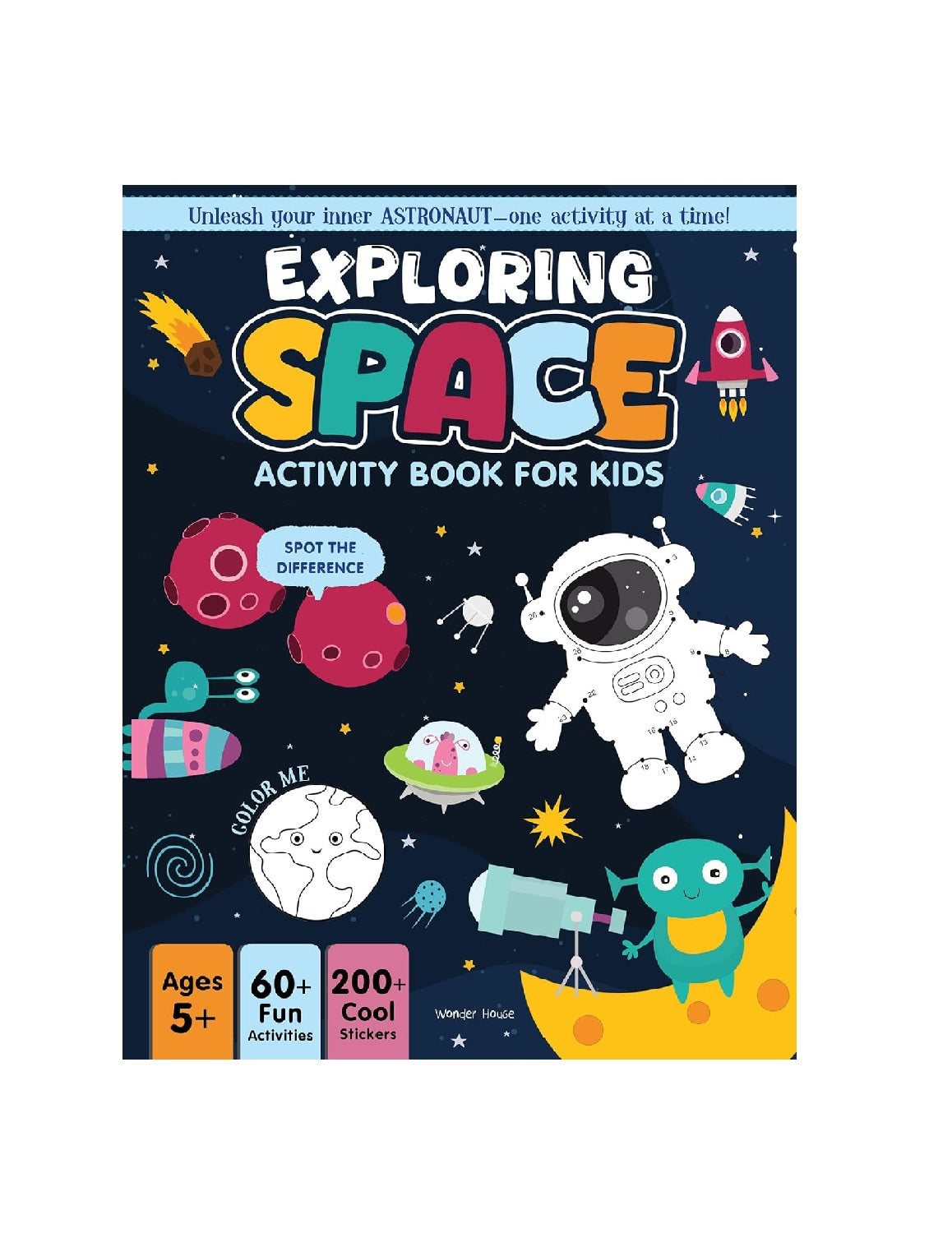 Exploring Space Activity Book For Kids Paperback