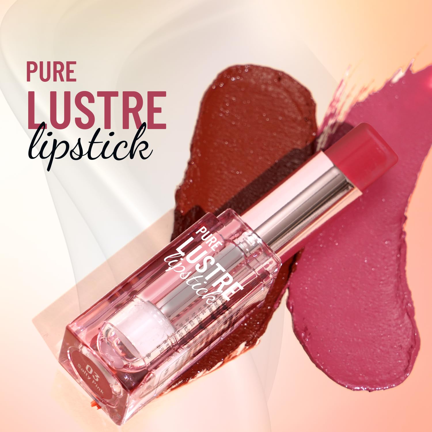 Swiss Beauty Pure Lustre Lipstick | High Shine Finish | Smooth Glide | With Olive Oil & Vitamin E | Hydrating | Shade- Twisted Caramel, 3.8gm