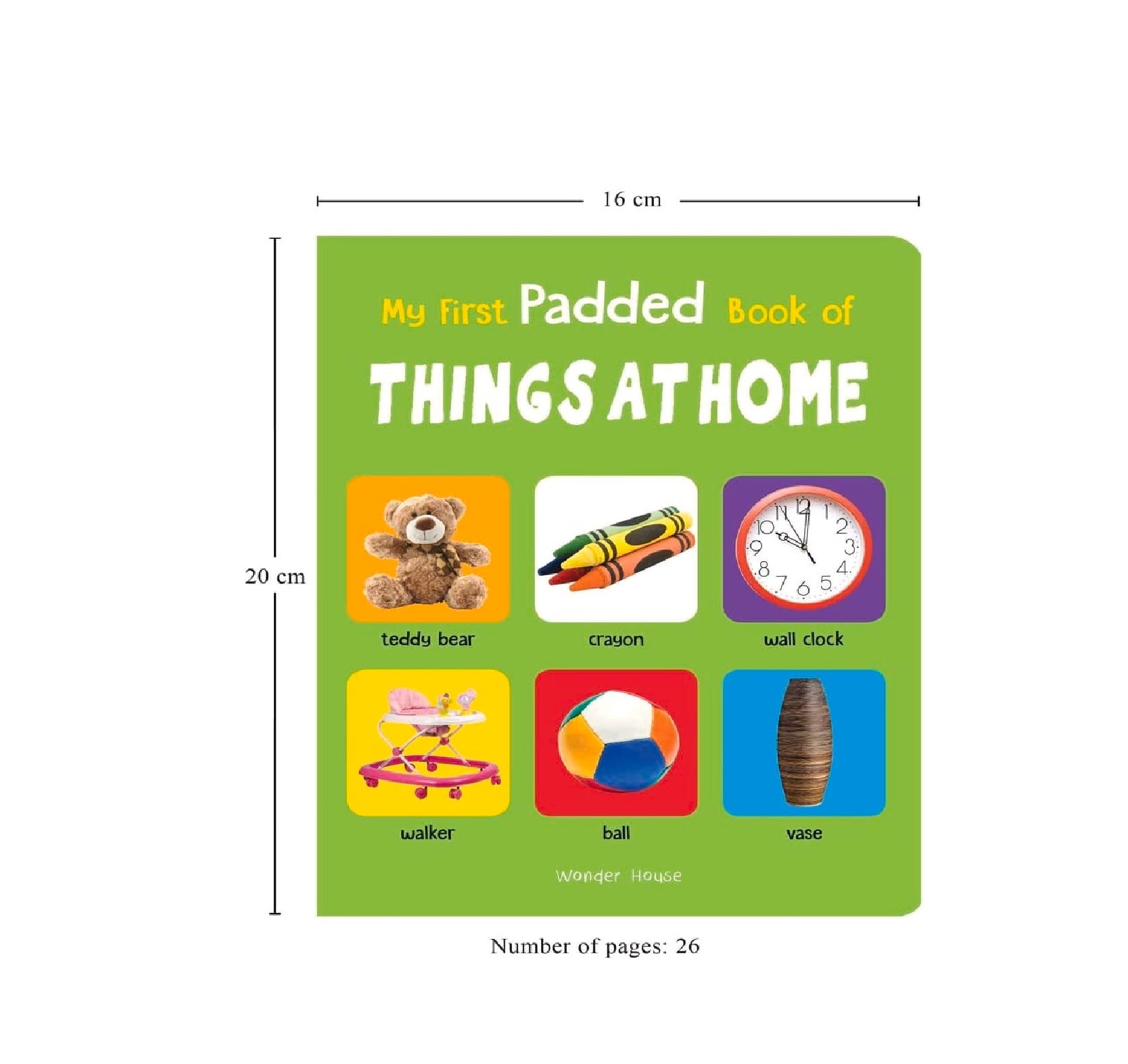 My First Padded Book of Things at Home: Early Learning Board Book for Kids | Durable Padded Board Book | Hardcover