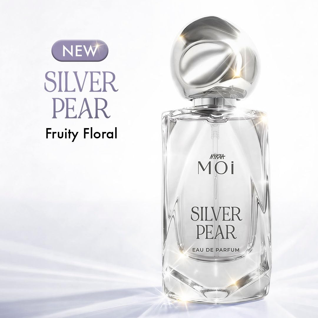 Nykaa Silver Pear EDP 50ml | Fruity Floral Scent for Women |