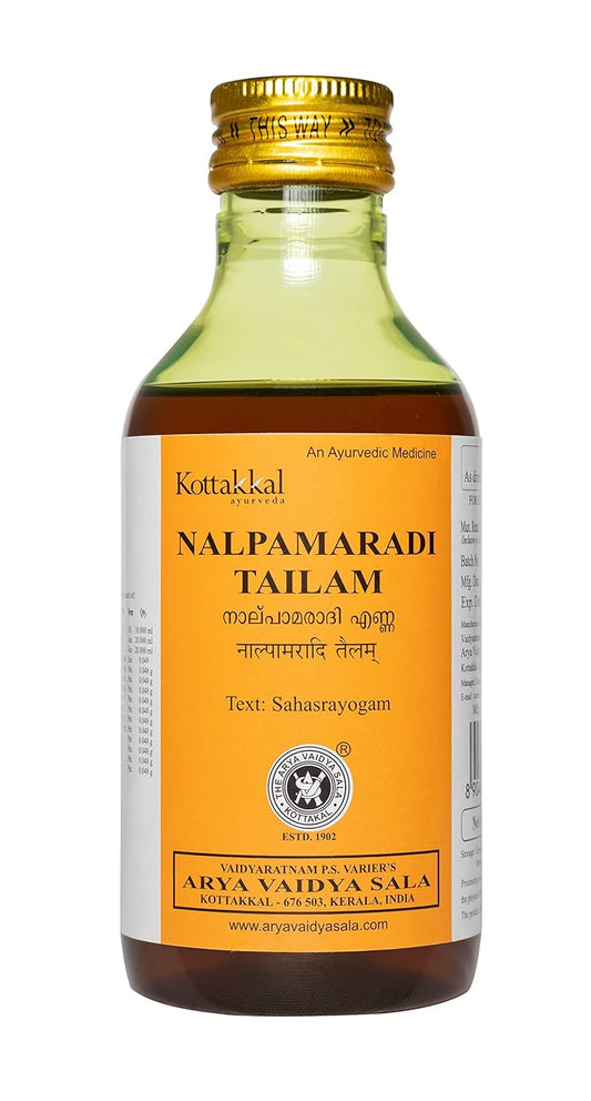 Kottakkal ayurveda Nalpamaradi Tailam - Oil, 200 Ml, For Hair & Skin (Pack Of 1)