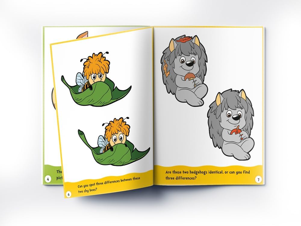 Spot the Difference: First Fun Activity Book for Kids | Boost Focus & Observation Skills | Paperback