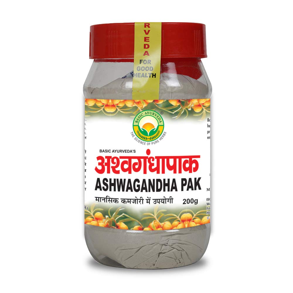 Basic Ayurveda Ashwagandha Pak 200g For pain and inflammation, focus, concentration and memory