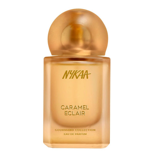 Nykaa Caramel Eclair EDP 50ml | Warm Sweet Perfume for Women | Caramel & Hazelnut Gourmand Fragrance | Long-Lasting Everyday Scent | Best Dessert-Inspired Perfume | Best Gift for Her