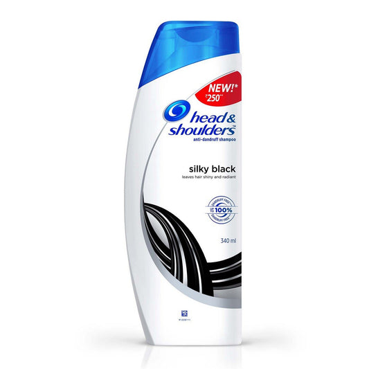 Head & Shoulders Shampoo Silky Black, 340ml