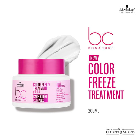 Schwarzkopf Professional Bonacure pH4.5 Color Freeze Deep Conditioning Treatment | For Colored Hair | 200ml