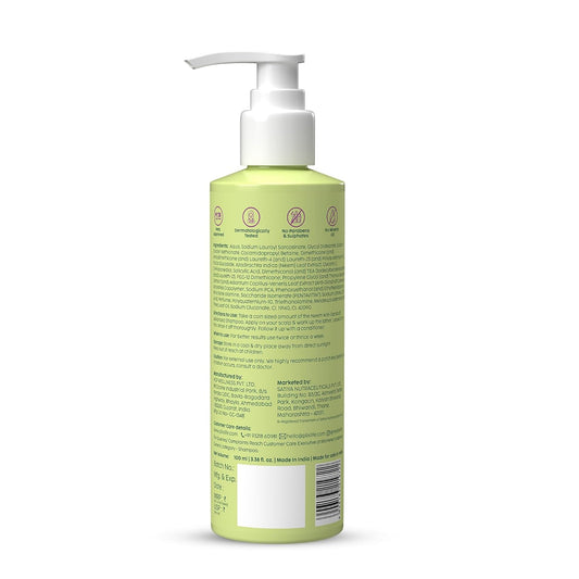 PLIX - THE PLANT FIX Neem Anti-Dandruff Advanced Shampoo | Piractone Olamine & Pentavitin® | Reduces Dandruff | Soothes Itchy Scalp | Moisturizes Scalp | Paraben & Sulphate Free | For Men & Women | 100ml
