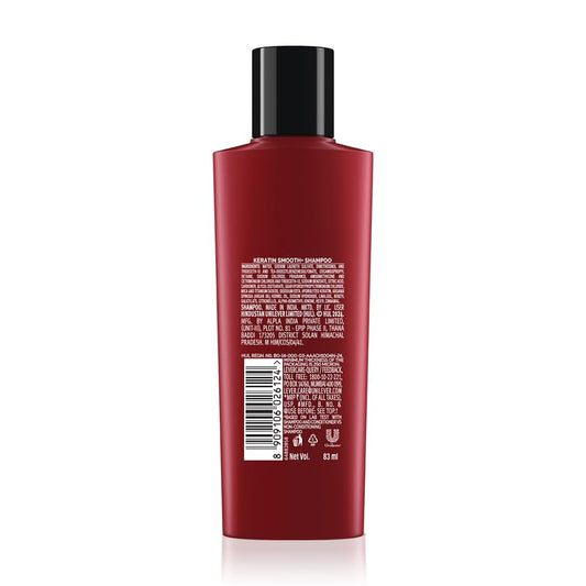 TRESemme Keratin Smooth+ Shampoo 83ml With Keratin Protein and Argan Oil