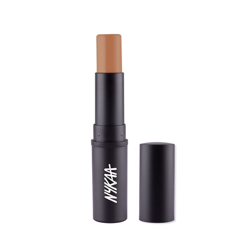 Nykaa Skin Genius Buildable Coverage Foundation Suitable for All Skin Types Stick Matte 07 Toffee Chisel