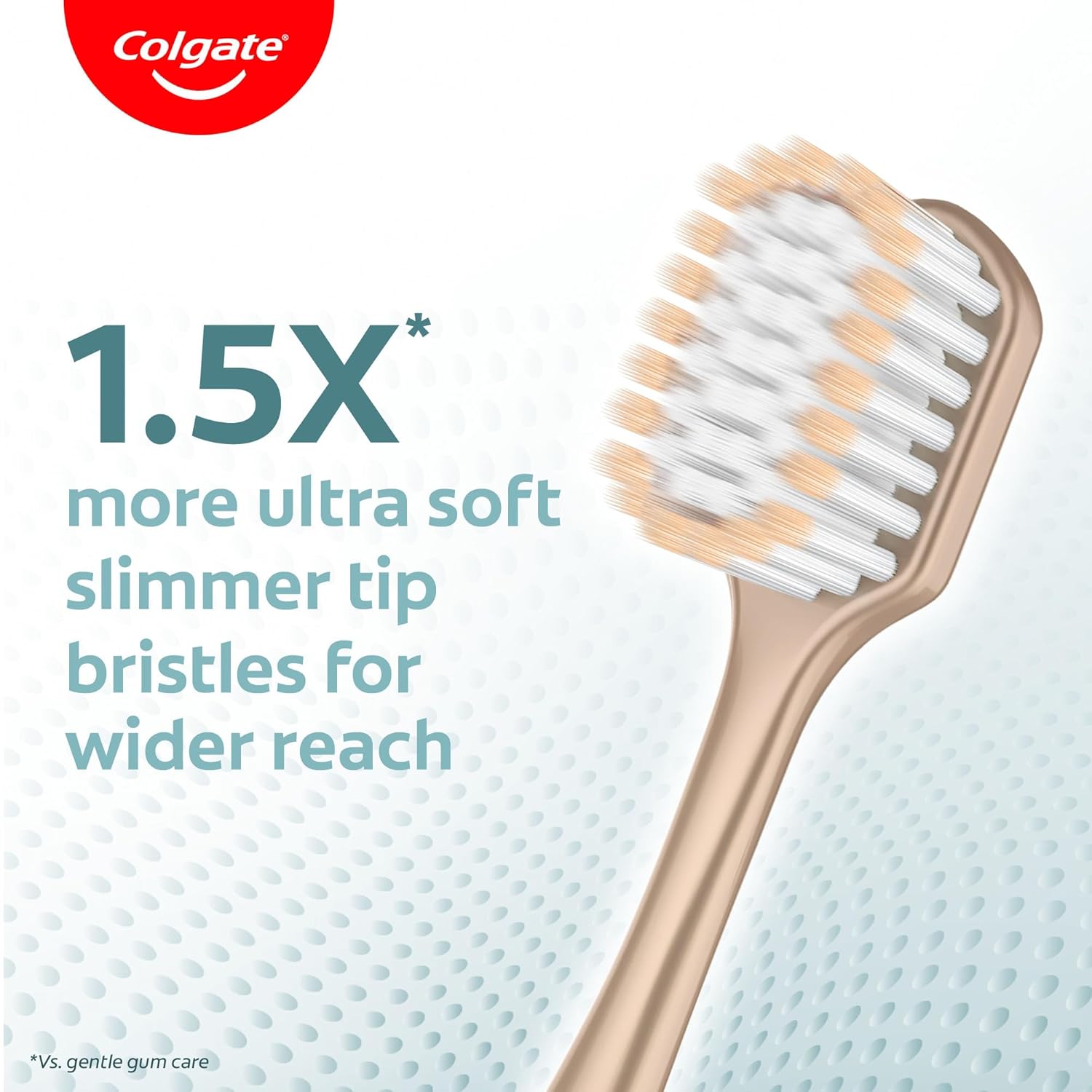 Colgate Gentle Enamel Ultra Soft (4pcs x 2) Ultra Soft Toothbrush (Pack of 8)