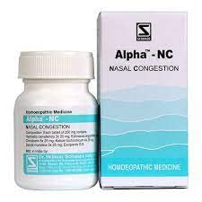 Dr. Willmar Schwabe Alpha NC (Nasal Congestion) (20g) Tablets for Headache Migraine asthma