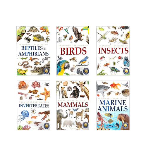 Animals - Collection of 6 Books : Knowledge Encyclopedia For Children