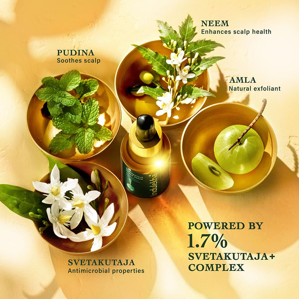 Indulekha Svetakutuja Dandruff Treatment Scalp Serum 30ml