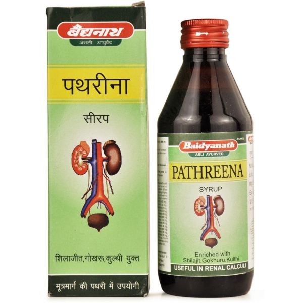 Baidyanath Pathreena Syrup (200ml) for kidney stones , Renal Calculi