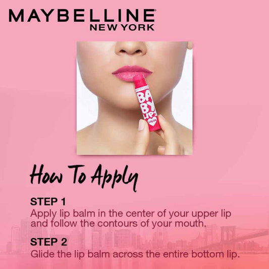 Maybelline New York Baby Lips Color Balm Combo Pack Lip Balm - Pink Lolita + Berry Crush Lip Balms and Lip Care, Long-lasting Hydration, Lip Balm With SPF, Translucent color, Pack of 2 | 8gm