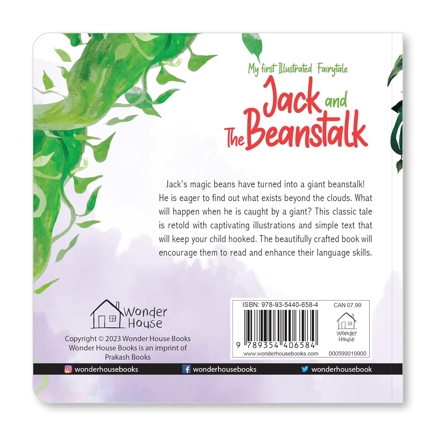 My first Illustrated Fairytale Board Book - Jack and the Beanstalk Board Book