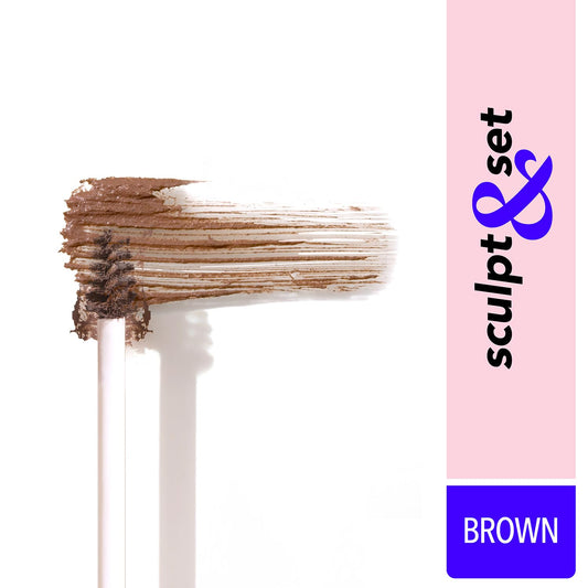 Blue Heaven Sculpt & Set, Eyebrow Gel with Applicator, Brown, 8gm