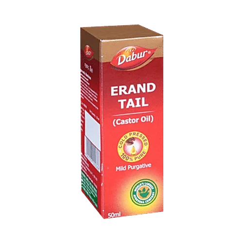 Dabur Ayurvedic Erand Tail (Castor Oil) (50ml) constipation