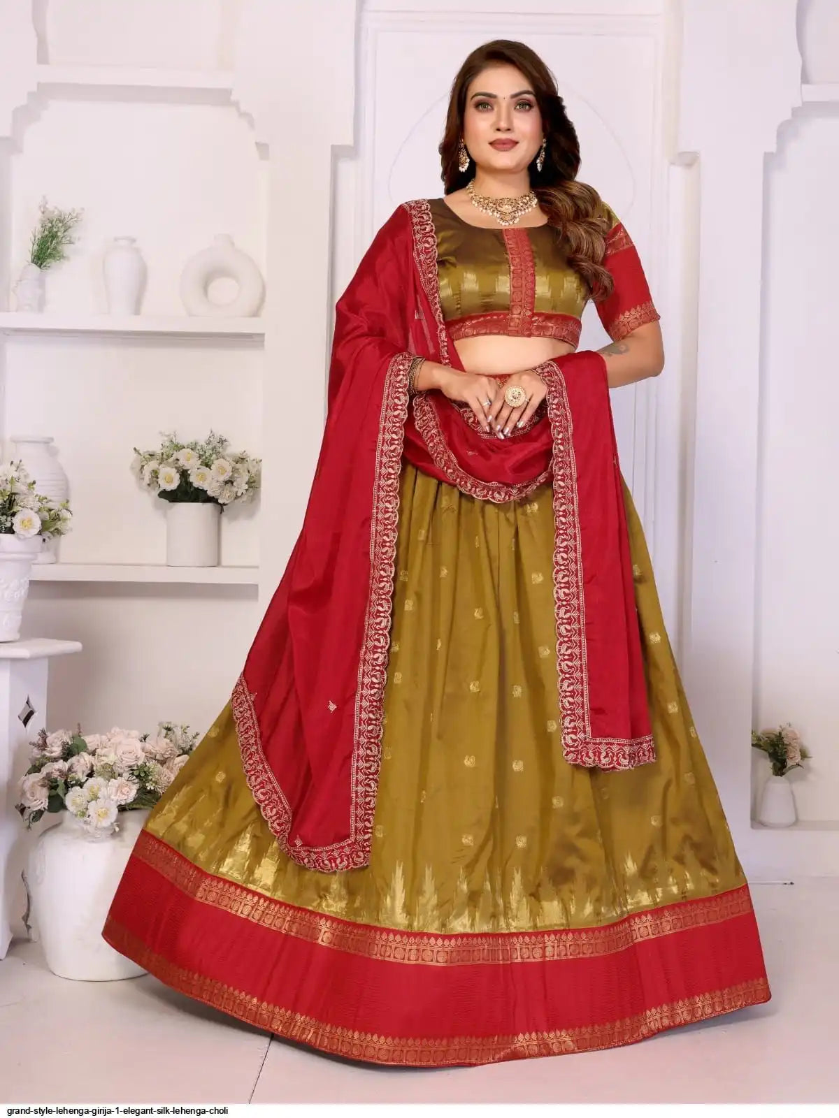 GRAND STYLE LEHENGA GIRIJA 1 ELEGANT SILK LEHENGA CHOLI