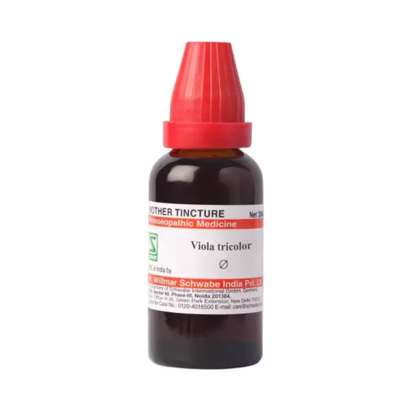 Dr Willmar Schwabe India Viola Tricolor Mother Tincture (Q) (30ml) for eczema headache itching