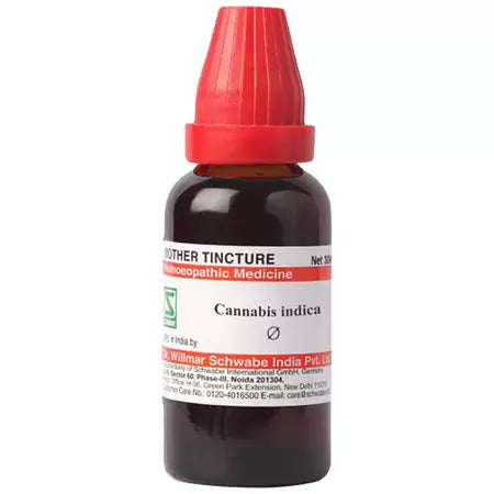 Dr Willmar Schwabe India Cannabis Indica Mother Tincture 1X (Q) (30ml) for Urinary disorders Headache