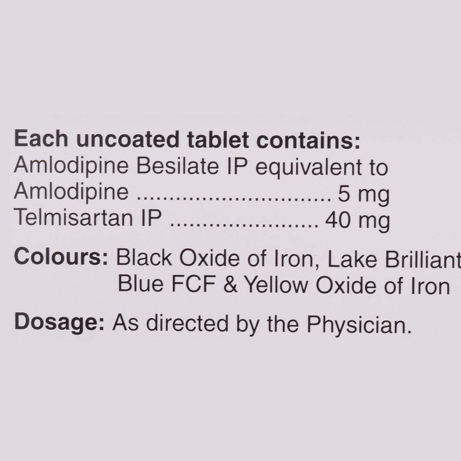 Amlopres TL Tablet -15 Tablets For Hypertension (high blood pressure)