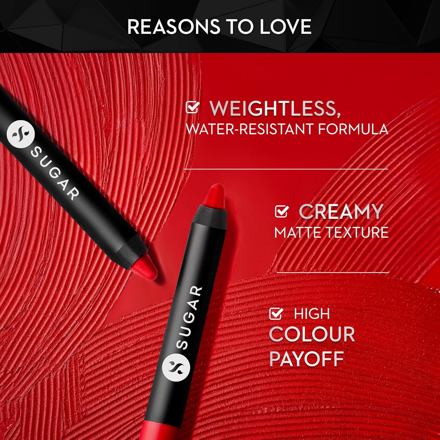 SUGAR Cosmetics Matte As Hell Crayon Lipstick for Indian Skin | Long Lasting Matte Lipstick | Smudge Proof Lip Crayon with Sharpener | 12Hr Wear | 2.8gm - 20 Buffy Summers