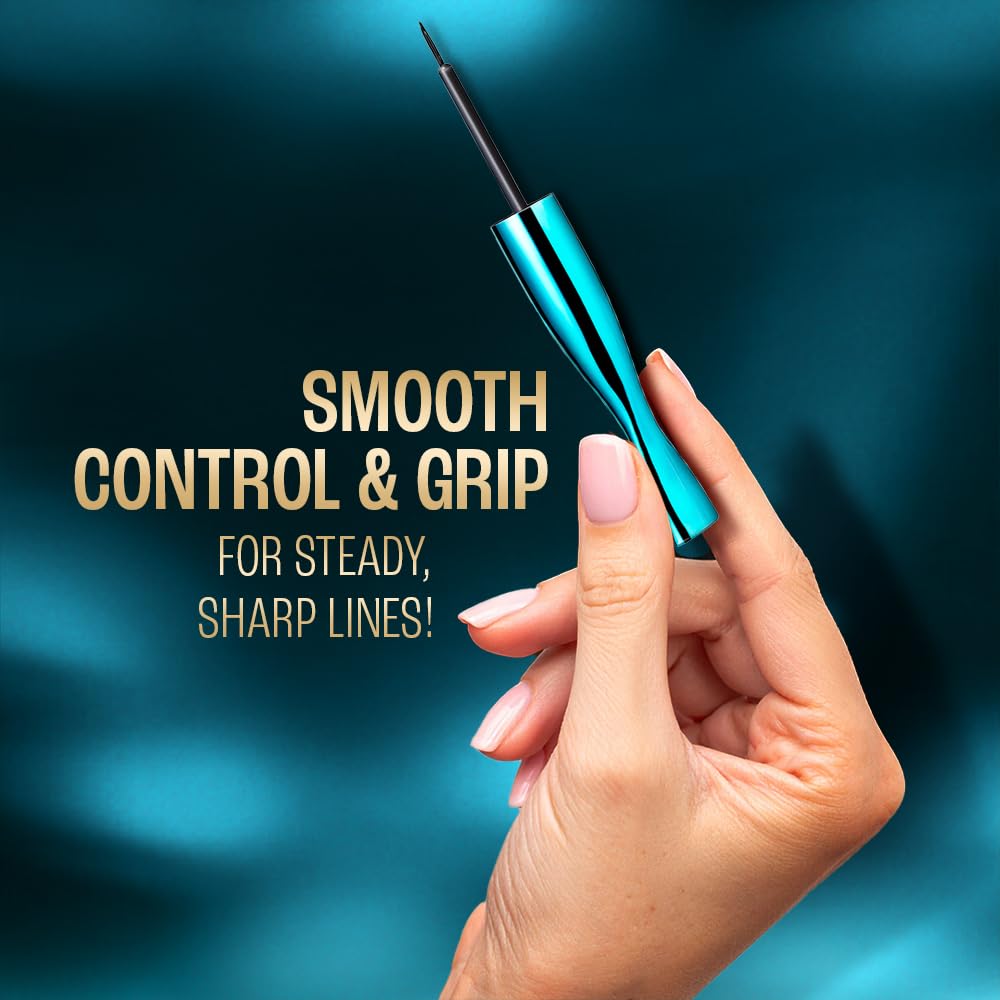 LAKME 9to5 Eyeconic Waterproof Liquid Eyeliner, Intense Black, 4.5 ml