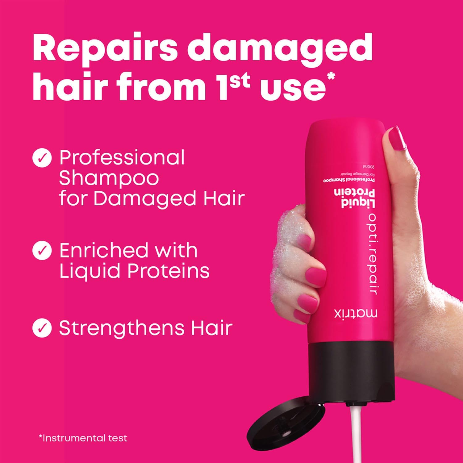 Matrix InstaCure Professional Liquid Protein Shampoo 200ml Pack Of 2