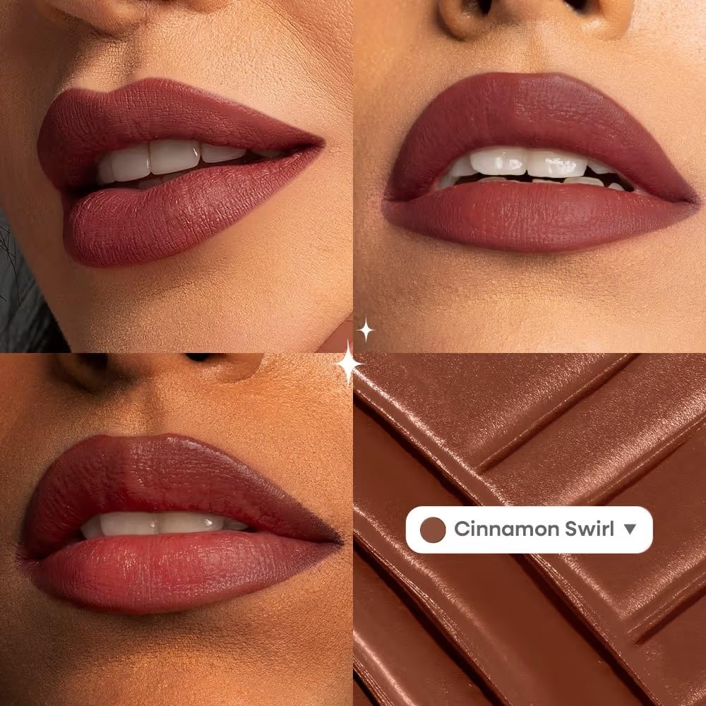 Nykaa Superlight Lip Cloud Airy Mousse Matte Liquid Lipstick for Lip & Cheek (Toffee Tonic) 5ml