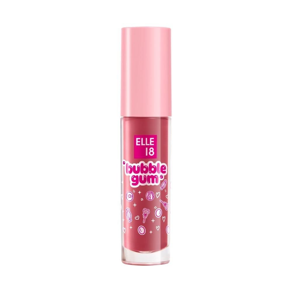 Elle 18 Bubblegum Lip Cloud, Liquid Lipstick - Maple Rush, Mousse Finish|4 ml