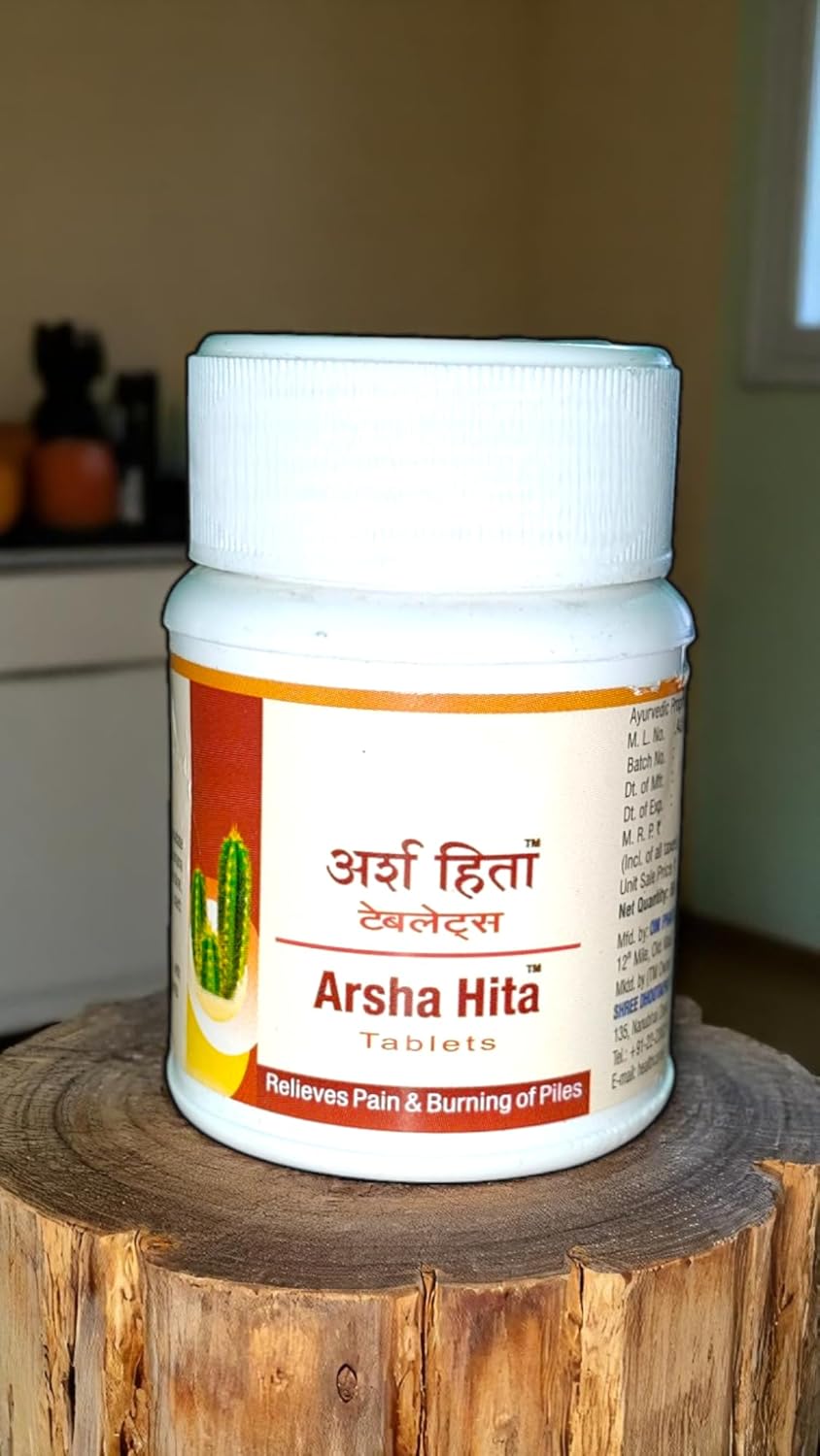Dhootapapeshwar Arsha Hita Tablet 60 tablet for bowel movements, pain, inflammation