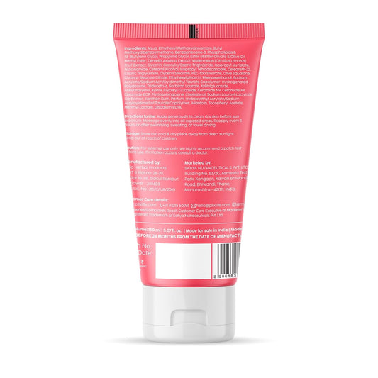 PLIX - THE PLANT FIX Watermelon Hydra-Cool Sunscreen Body Lotion With SPF 50 | PA++++ | Ceramides, Cica, Aquaxyl & Frescolat® ML | Lightweight 2-in-1 Body Lotion + Sunscreen 150ml