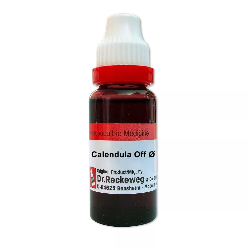 Dr. Reckeweg Calendula Officinalis Mother Tincture 1X (Q) (20ml) for Relieves pain mouth ulcers