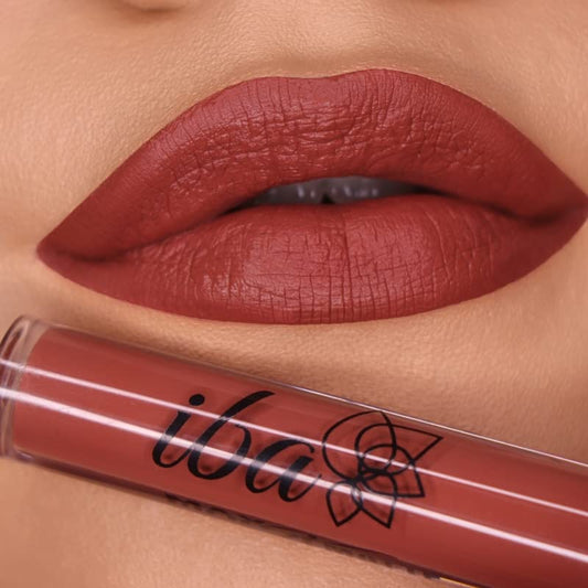 Iba Maxx Matte Liquid Lipstick- Caramel Nude 2.6ml