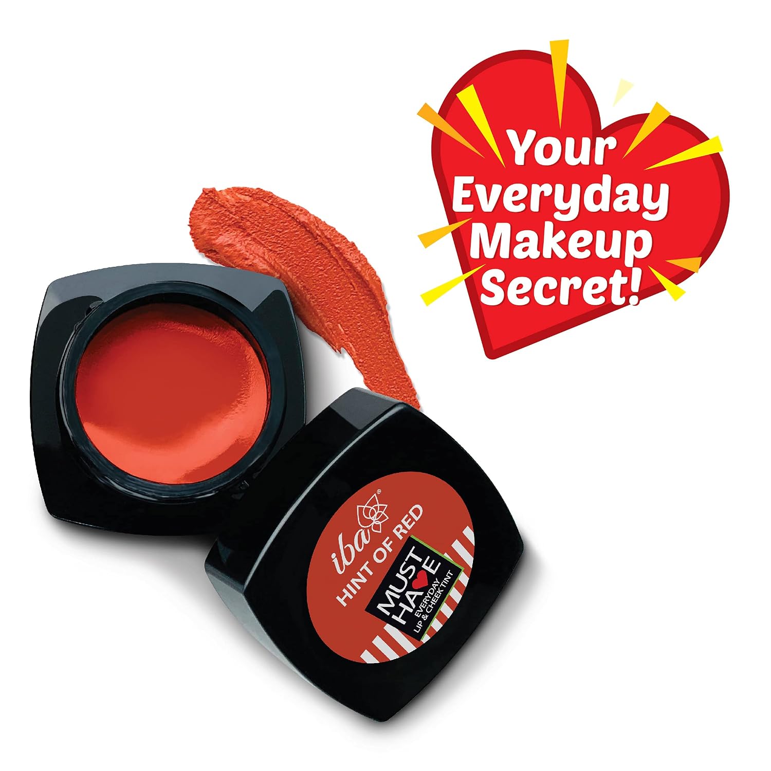 Iba Must Have Everyday Lip & Cheek Tint - Hint of Red, 8g