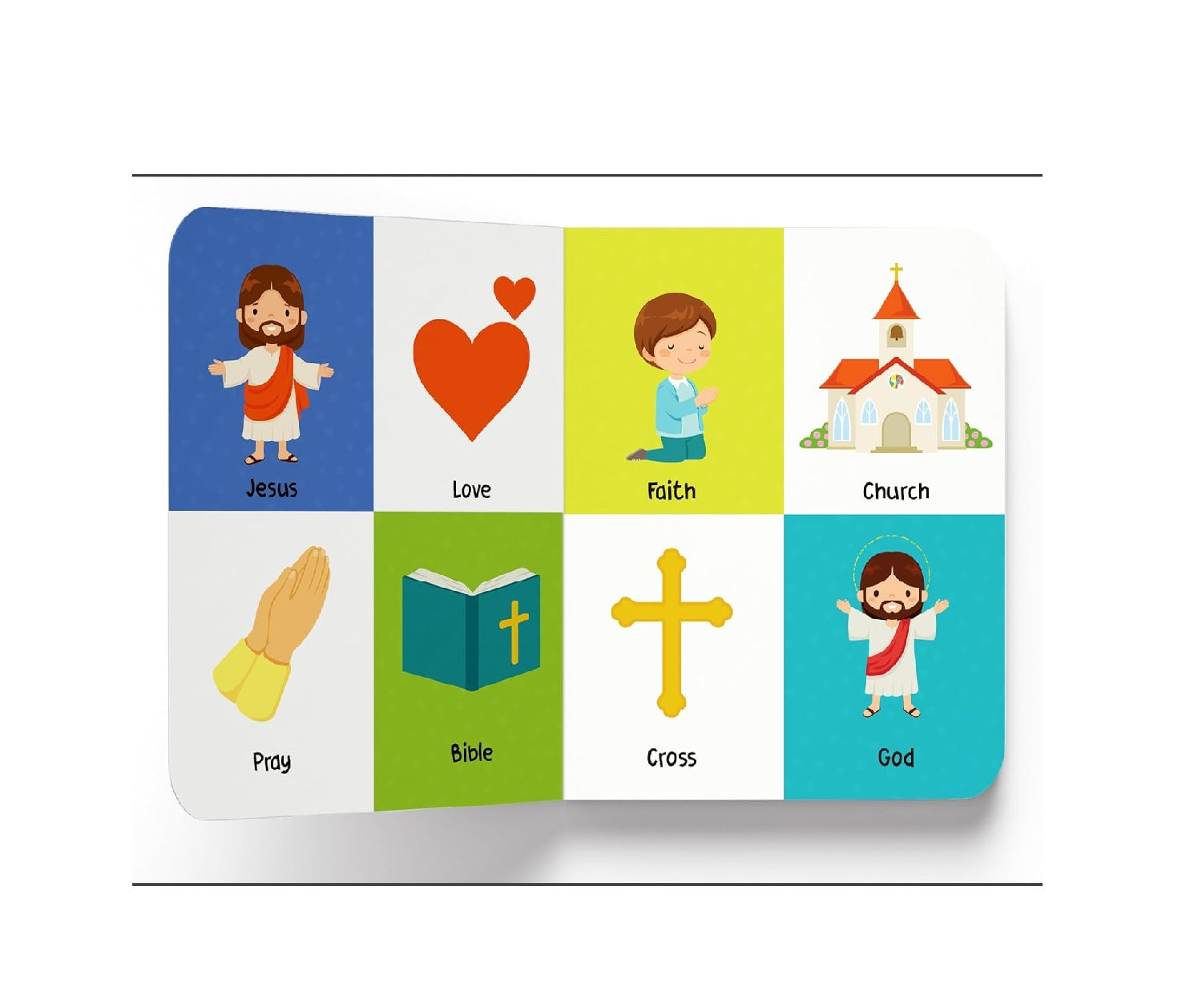 My First 100 Bible Words – Illustrated Christian Board Book for Kids