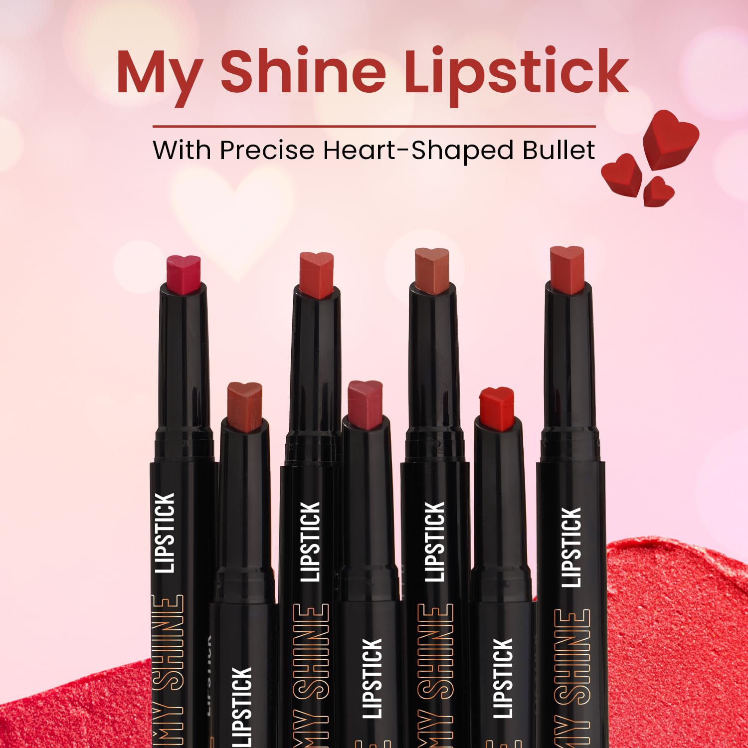 Swiss Beauty My Shine Creamy Lipstick with Vitamin E | Long Lasting Lipstick with Shiny finish | Shade-Frozen Plum, 1.5gm